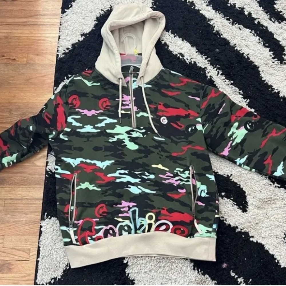 Cookies Camouflage Zip-Up Hoodie